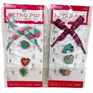 Retro Pop Beach Jewels Shoelaces & Slider Charms